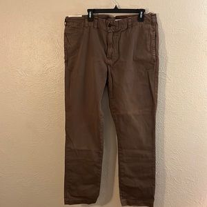 Mens Polo Ralph Lauren brand new w/ tags, trail brown pants size 38x32